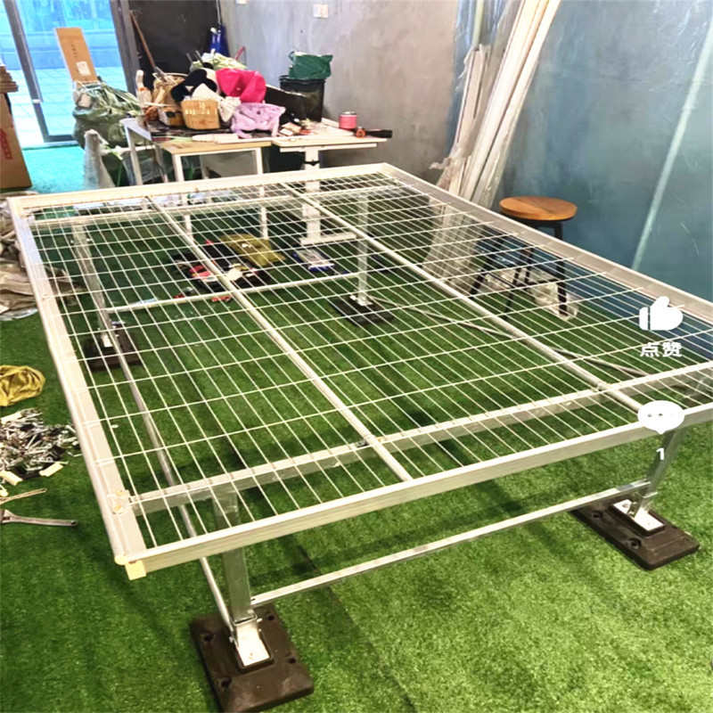 育苗苗床架子盆栽加厚款养花花架大棚移动苗床热镀锌网片固定苗床