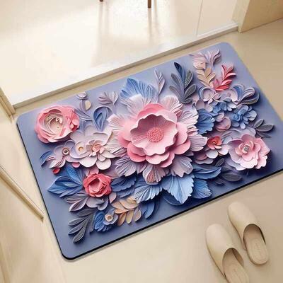 bathroom absorbent anti slip bathroom mat硅藻泥浴室吸水垫