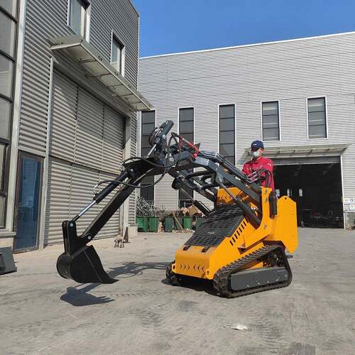 现货出口小型滑移装载机属具配件扫雪机吹雪机树桩研磨机直挖