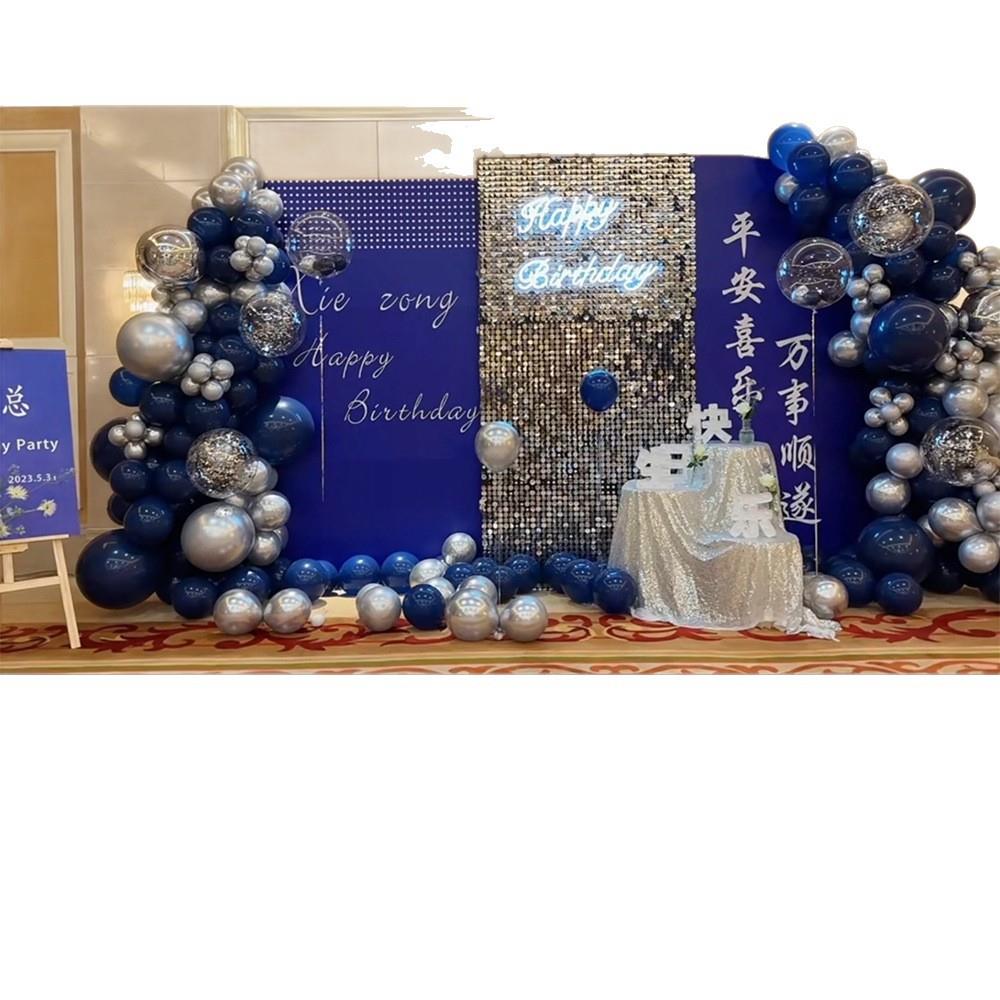 女孩成人礼男孩高级感豪华18岁女生表白生日布置场景背景kt板