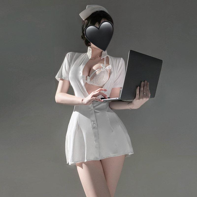 护士服制服套装cos性感刺激内衣纯欲床上角色扮演情趣睡衣服qqny