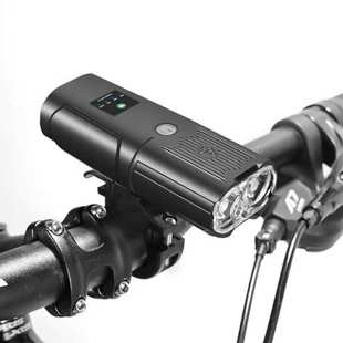 10000毫安智能感应自行车前灯LED三合一车灯充电bike light