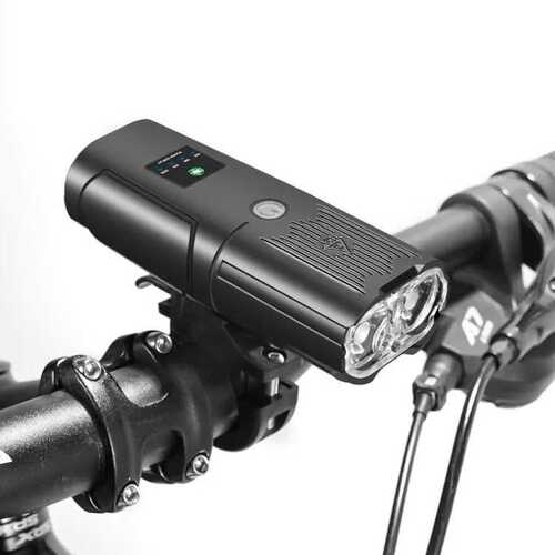10000毫安智能感应自行车前灯LED三合一车灯充电bike light
