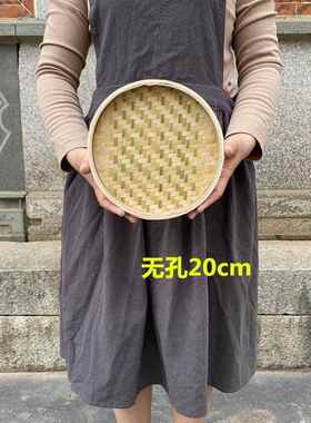 加厚桑叶架簸箕筛子养蚕手工茶叶晾晒沥水编织竹晒曝晒干货编手工