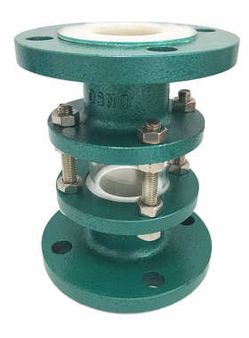 四hgs07f46 衬视视 16c氟镜盅衬氟盅钢视-塑 法兰衬氟管道衬盅视