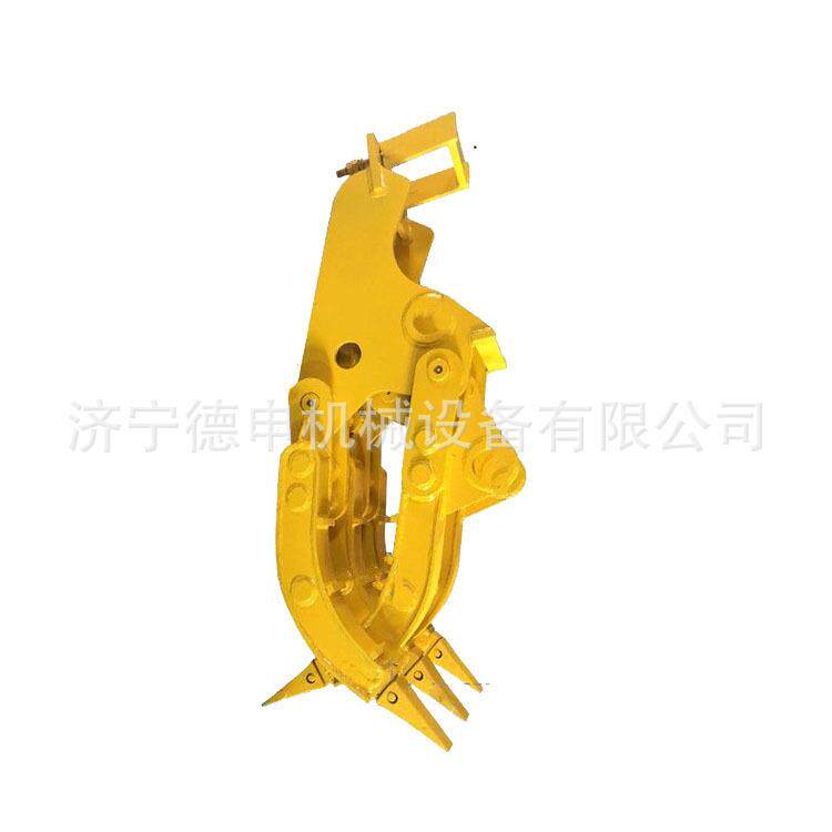 木材抓斗工程施工抓钢器码头卸料挖掘机属具工作装置夹木机