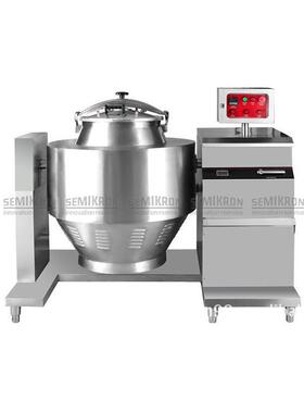 赛783米控商用工大功率电磁电压力锅全自动头加热源厂大型压力锅