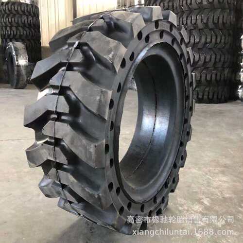 滑移装载机实心轮胎33x12-20 12-16.5实心胎 含钢圈