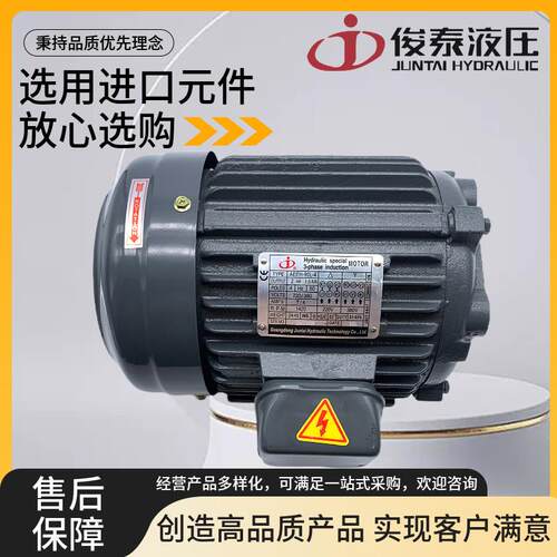 JUNTAI俊泰油压电机AEEH-100L-4 80 90 112M 0.19 1.5 2.2 3.75KW