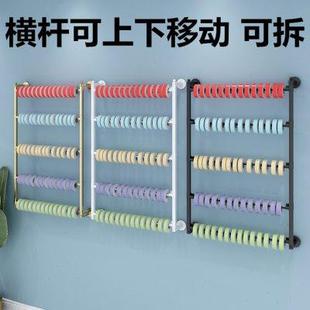 纸彩带货架上墙围巾丝巾展示布料样布壁挂架子 丝带收纳架花店包装