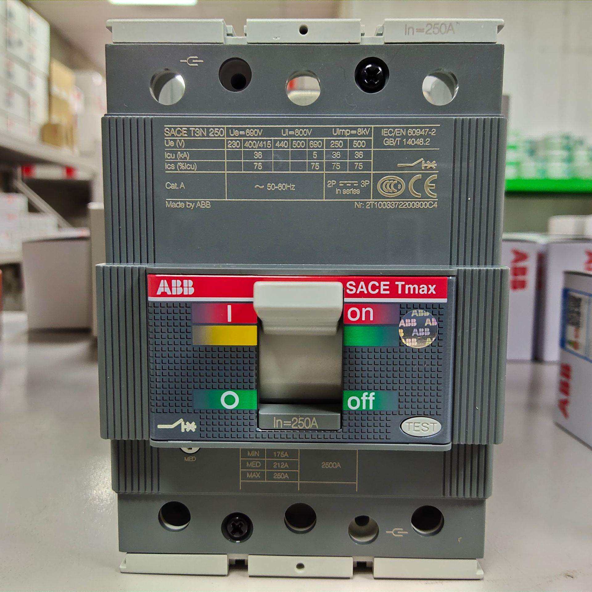 ABB开关A3N400 TMF320/3200 FF 3P供应