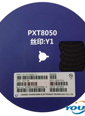 长电 PXT8050 SS8050 丝印Y1 贴片三极管 1.5A 电流 SOT-89封装