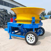 进料草糠除尘秸秆打出料粉自动干草机粉碎机机上秧红薯稻草牵引式