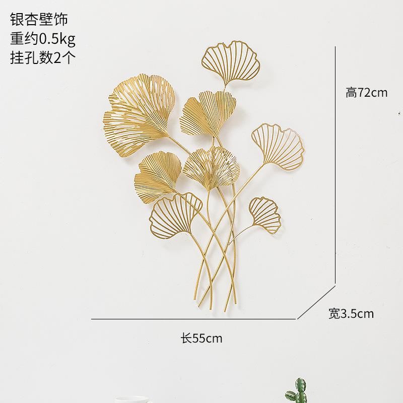 现代中式创意玄关铁艺壁挂客厅过道墙面装饰挂件墙壁家居装饰品