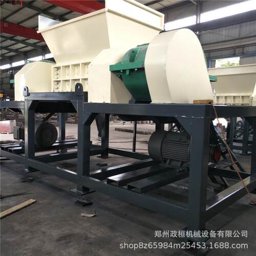 热销塑料薄膜编织袋撕碎机渔网双轴粉碎机废旧化工桶撕碎机
