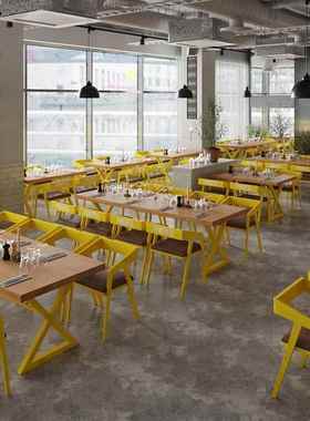 清工业风酒吧吧桌吧椅组合音乐餐清吧小酒用的桌椅烧烤馆MS-576店