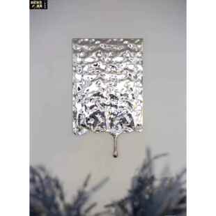 现代简约不锈钢水波纹水滴壁挂墙面装饰艺术装饰壁画别墅装置画