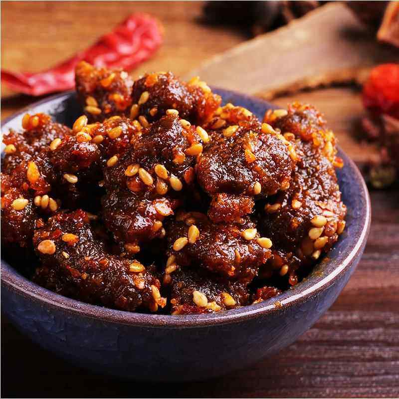 遛洋狗麻辣牛肉122g青花椒味麻辣牛肉干油辣子零食四川特产牛肉条