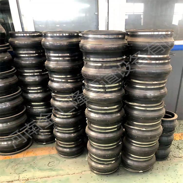 金汇隆卡箍式橡胶接头 卡箍式橡胶软连接作用
