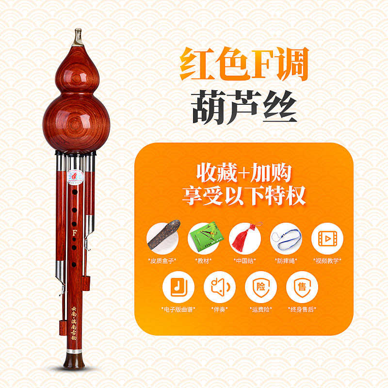 滇南古韵葫芦丝C调专业演奏型小D调降B调G调F调学生表演乐器