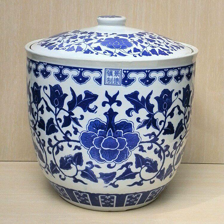 陶瓷清仓家用米缸储水缸10斤20斤大号腌菜缸酱菜坛子咸菜罐腌肉盆