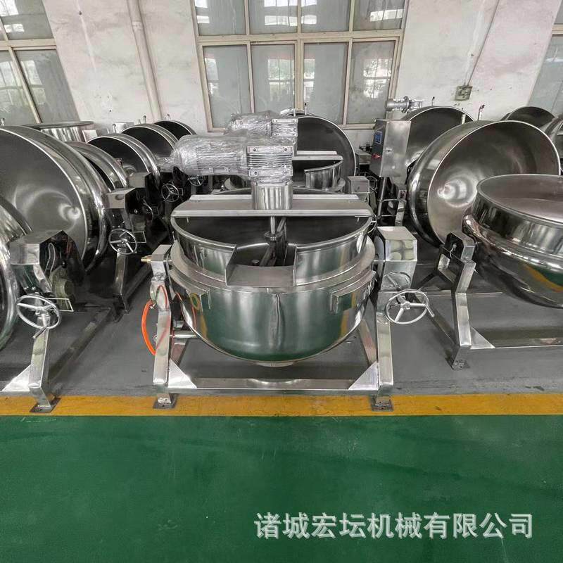 可倾式夹层锅酱牛肉不锈钢卤煮锅熬汤锅果酱熬制化糖夹层锅