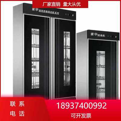 消毒柜商用立式钢双门臭氧饭店家用厨房碗碟柜消毒保洁茶杯