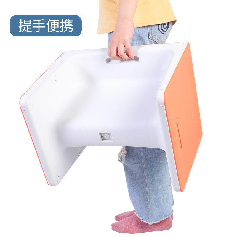 厂家直供便捷手提中小学音乐教室彩色音乐凳换鞋凳创意三多面椅子