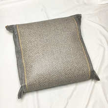 藤草靠垫套45X45抱枕芯夏季冰丝凉席正方形50X50套子定做