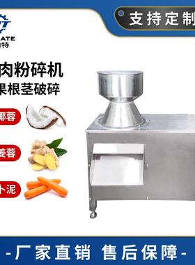 不锈钢椰蓉机商用椰子粉碎机蔬菜瓜果破碎机坚果生姜椰肉研磨机