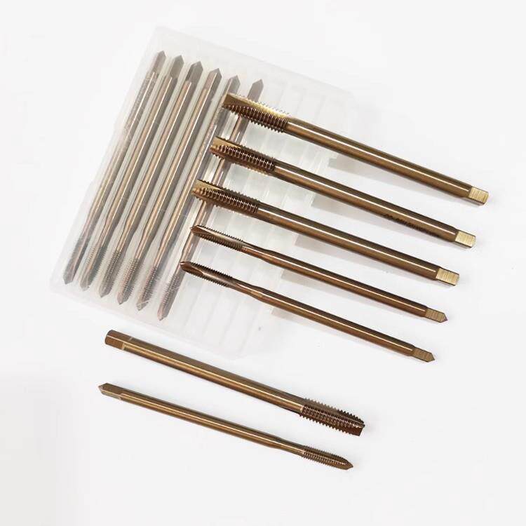 含钴烤黄加长先端螺尖丝锥不锈钢机用丝攻 M2 M3 M4 M5 M6 M8 M10
