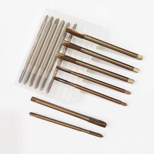 含钴烤黄加长先端螺尖丝锥不锈钢机用丝攻 M2 M3 M4 M5 M6 M8 M10