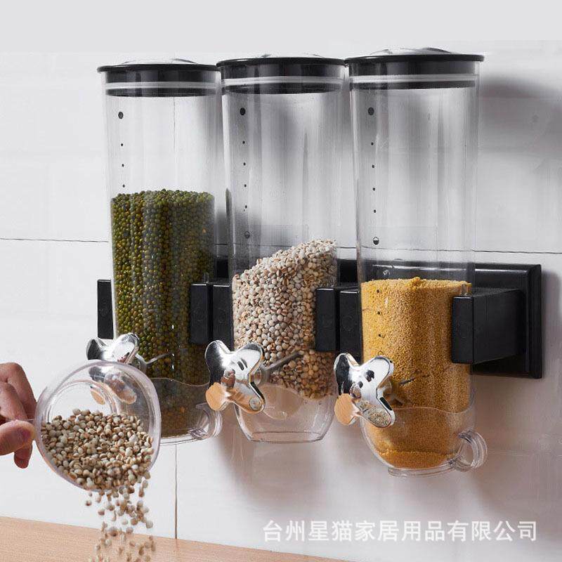 商用酒店自助早餐麦片机杂粮谷物分配器燕麦储物罐麦片收纳食品桶