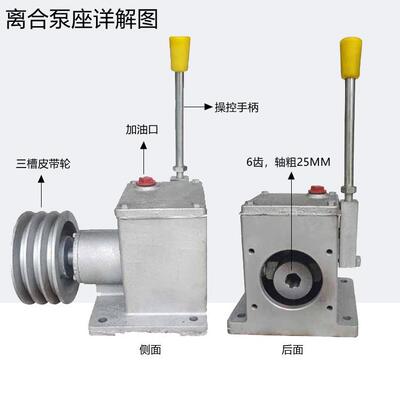 小船渔船起网机起锚机分离器泵座E532E550E563E580齿轮泵离合支架