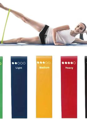 7Pcs Tpe Resistance Bands Fitness Set Rubber Loop Strength T