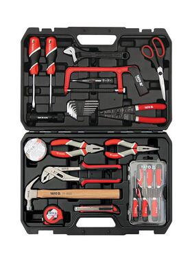 新款五金工具箱套装家用车用维修套装小盒组套工具YT-39001