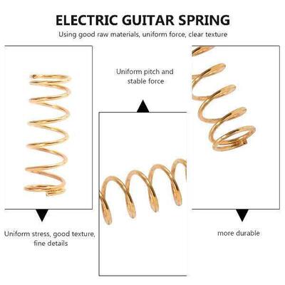 17 Pcs Guitar Spring Electric Pickups Adjust Height Bass