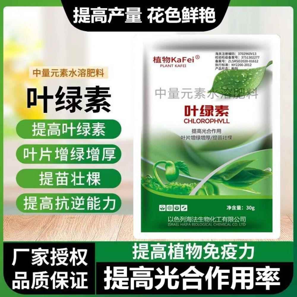 绿叶先锋叶面肥花卉植物果树蔬菜通用黄叶死苗叶绿素氨基酸水溶肥
