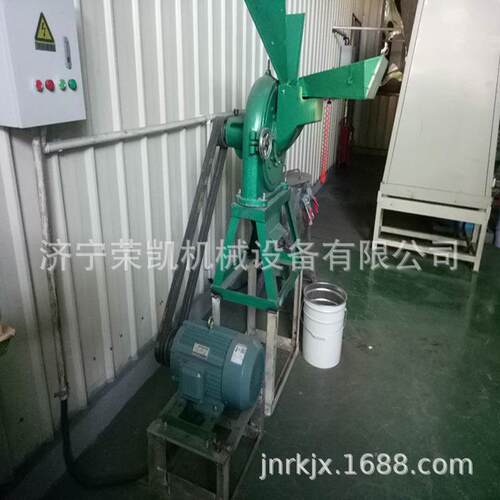 山东齿盘式粉碎机厂荣爪家凯盘式研RKF500磨粉碎米面机杂粮细磨粉