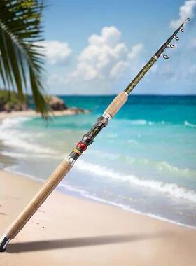 Carbon Fiber Telescopic Fishing Rod Spinning Fishing Rod