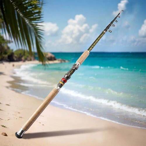 Carbon Fiber Telescopic Fishing Rod Spinning Fishing Rod