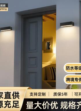 户外防水led门牌壁灯向下照长条灯室外广告招牌门头灯庭院外墙灯