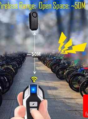 远双主防水距离无线遥SF22R控盗防震动报警器自行车震动报警器SF2