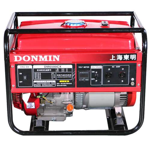 东明DONMIN 单相5kw小型手动便携式汽油发电机组DM6500CX