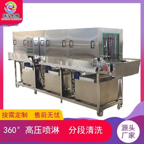 工业全用自动周筐清洗 肉串筐子去WIX油污清洗机屠宰筐转洗筐机