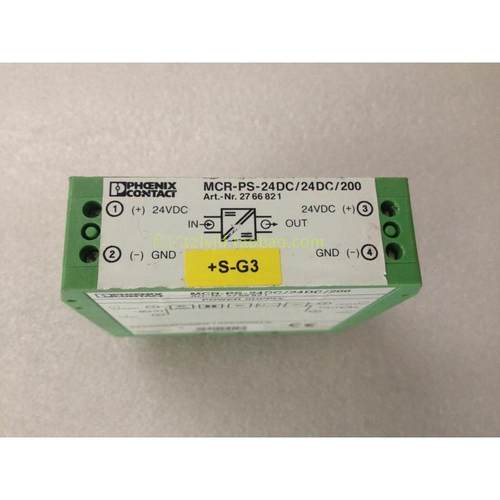 菲尼克斯PHOENIX CONTACT 隔离器 2766821 MCR-PS- 24DC/24DC/200