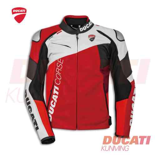 正品DUCATI杜卡夹迪Cors C6 皮衣 202摩托2车机车骑e士骑行四季皮