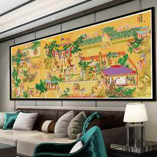 汉宫春晓图十字绣2023新款线绣客厅经典收藏名画大幅高端手工刺绣