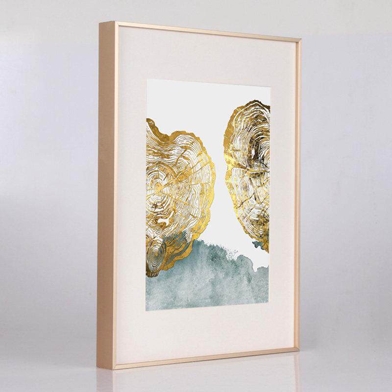 铂赞立体高厚简约窄边铝合金画 画框边框广告海报框挂墙金属相框