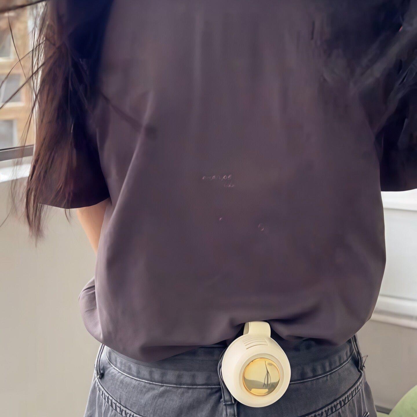 行走的小型空调!无叶风扇桌面挂颈手持静音挂腰可携式夹式迷你新